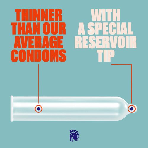 TROJAN Ultra Thin Lubricated Condoms, 36 Count, America's Number One Condom, Ultra Sensitivity, Latex, Male Condoms