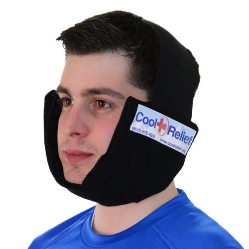 Cool Relief Soft Flex-Ice Jaw Ice Pack with Extended Cold for Wisdom Teeth