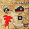 YANMIN Pirate Accessories for Kids 5pcs Pirate Party Favors Pirate Theme Party Supplies for Kids Birthday Halloween Costume Masquerade