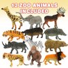 ArtCreativity Zoo Animal Figurines Assortment for Kids, Pack of 12, Assorted Small Animal Figures, Sturdy Plastic Playset, Fun Zoo Theme Birthday Party Favors, Great Gift Idea for Boys & Girls