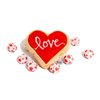 Midlee Red Heart Love Sugar Cookie Valentine's Dog Toy (Small)
