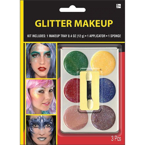 Hallo Makeup Halloween Costume Accessories Makeup Glitter Multicolor Makeup Kit