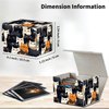 HEAKIERG Cats Card Deck Box Organizer, 100+ Sleeved Cards Deck Case For Trading Cards, Leather Magnetic Closure Commander Deck Box Holds Magnetic Card Storage Box Fits for MTG TCG CCG