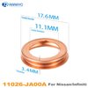 20 pcs Oil Drain Plug Gasket Crush Washer Replacement for Nissan Infiniti Models 11026-JA00A