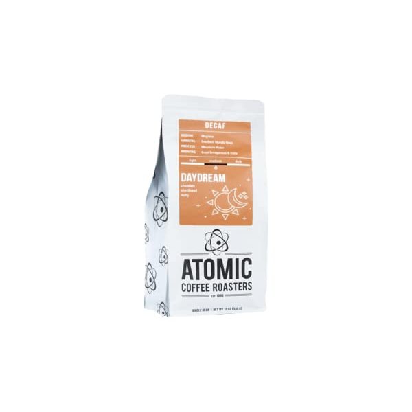 Atomic Coffee Roasters "Daydream Decaf" Medium Roasted Whole Bean Coffee - 12 Ounce Bag