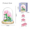 Dookok Flower Bouquet Building Set, Mini Bricks Building Blocks Artificial Flowers, DIY Decoration Home, 624 Pieces Botanical Collection Building Toys for Adult Kids Gift, Carnation