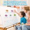 Kasfalci CVC Word Games,Magnetic Letters & Flash Cards,Phonics Games,Alphabet Learning Toys, Refrigerator Fridge ABC Magnets for Kids,Speech Therapy Toys for Toddler,Spelling for Preschool Classroom