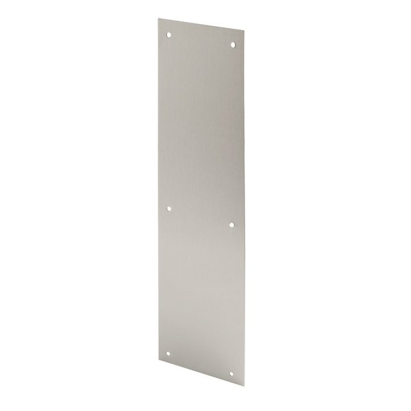 Prime-Line J 4626 Door Push Plate, 4 In. x 16 In., Stainless (Single Pack)