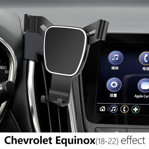 musttrue LUNQIN Car Phone Holder for 2018-2024 Chevrolet Equinox SUV Auto Accessories Navigation Bracket Interior Decoration Mobile Cell Phone Mount