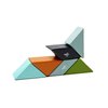 6 Piece Tegu Pocket Pouch Prism Magnetic Wooden Block Set, Nelson