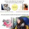 Lucear Travel Pillow Neck Pillows Travel Essentials Traveling on Airplane Twist Memory Foam, Bus, Train at Home(Grey Memory Foam)