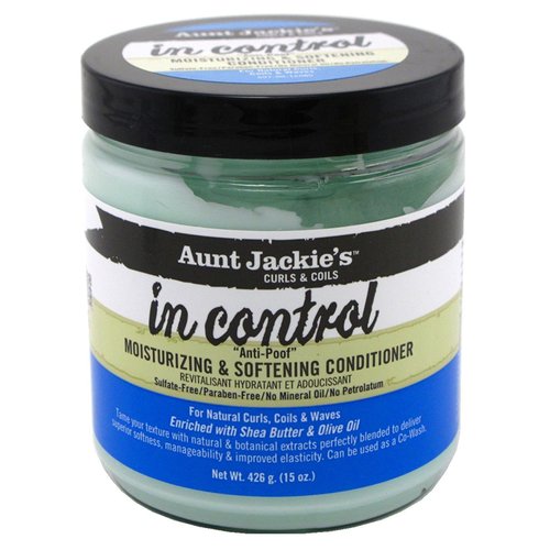 Aunt Jackies In Control Moisturizing & Softening Conditioner 15 Ounce Jar (443ml) (2 Pack)