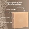 Sandalwood Luxury Bar Soap for Face & Body - Skin Soothing, Gentle Cleansing, Moisturizing & Nourishing. Shea Butter & Natural Oils. Cold Process. For All Skin Types. Made in the USA. 5.0 Oz.