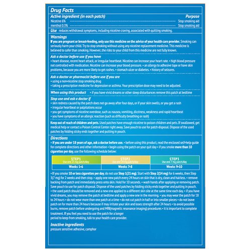 Nicotine Patches to Help Quit Smoking, Stop Smoking - Delivered Over 24 Hours Nicotine Transdermal System to Stop Smoking Aids That Work (Stop Smoking 7mg [Step 3])