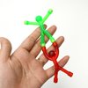 10PCS Man Magnetic Toys, Mini Men Figures, Fridge Magnets, Humanoid People, Translucent Novelty Desk Toy, Small Tiny Fun Geek Fidget Travel Gift for Kids 6+ Ages (10 Colors)