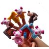iMagitek Story Telling Time Finger Puppets, The Three Little Pigs Animal Finger Puppet Toy Educational Toys Fairy Tale Toy Plush Puppet Storytelling Doll