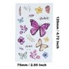 Ooopsiun Butterfly Tattoos for Kids Women - 120 Pcs Cute hand drawing Colorful Art Butterfly Temporary Tattoos, Butterfly Party Favors