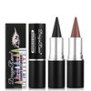 Skynest 2Pcs Black Dark Brown Gel Eyeliner Pencil Set,Natural Cream Eye Liner Waterproof Smudge Proof,Cat Eye Black Smokey Eyeshadow Palette Stick Crayon,Goth Halloween Makeup