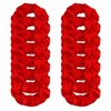 Jaciya 12 Packs Red Hair Scrunchies Satin Scrunchy Elastic Band Hair Bobbles Scrunchies Hair Ties Ponytail Holder Hair Accessories for Women Girls