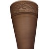 Truform Sheer Compression Stockings, 30-40 mmHg, Women's Thigh High Length, 30 Denier, Taupe, Small