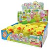 Liberty Imports 12 Pack Wind-Up Chicks - Fluffy Jumping Chicken Ducklings Bulk Wind Up Novelty Easter Party Favors Kids Toys