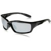 Crossfire 263 Infinity Premium Safety Glasses, Silver Mirror Lens - Shiny Black Frame