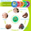 Kids Ice Pack, Hot or Cold Pack Gel Cooling Pad, Reusable for Injuries Medical Health,Swelling and Pain Relief, Tired Eyes, Child Injury, Headache, Sinus Relief (Dinosaur Ice Pack)