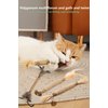 Kamanda Cat Toys, 8Pcs Silvervine Cat Toy, Silvervine Sticks Cat Toys for Indoor Cats, Cat Kitten Chew Toys for Aggressive Chewers, Cat Dental Toy for Kitten Teeth Cleaning, Matatabi for Cats