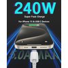 240W USB C Cable, USB C to USB C, C to C Cable Fast Charging for MacBook Pro/MacBook Air, iPad Pro/iPad Air, iPhone 16 Pro Max/ 16 15 Pro/Plus,Samsung,Compatible 140W/100W /65W/45W/35W/20W (2Pack,3ft)