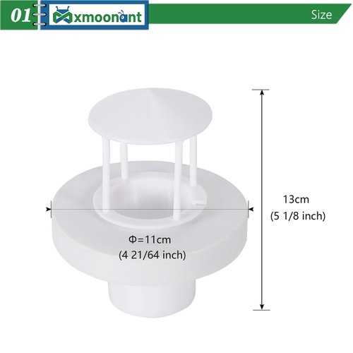 Mxmoonant Ultrasonic Mist Maker Splash Guard and Float for Single Mist Maker Water Depth Greater Than 10cm/3.94inch