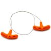 PiscatorZone 2PCS Rescue Cable Wire Hunting Fishing Hiking Camping Saw Wire Survival Chain Saw with Orange Handles Piscator Zone Outdoor Equipments