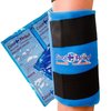 Cool Relief Knee Ice Wrap with Compression (11” x 12”) Flexible Knee Cool Pack Wrap, Knee Compression - Ice Packs for Injuries Reusable, Knee Ice Pack Wrap for Joint Pain Relief & Faster Recovery