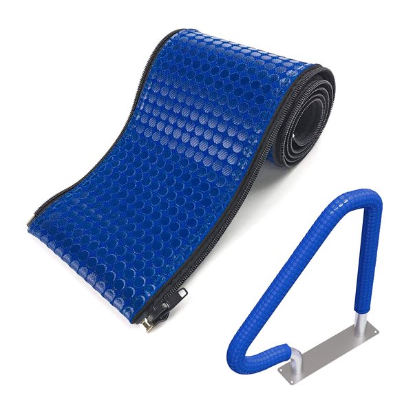 Pool Railing Handrail Comfort Covers 4-Feet Zippered Designed Neoprene Hand Grip Rail Nonslip Cover for Above Ground & Inground Pool Ladder Hand Rail (Royal Blue(1)