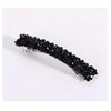 1Pc Black Hair Clips Handmade Rhinestone Barrettes Metal Hair Holders Clips and Barrettes Hair Clips for Women Headwear Styling Hair Accessorie