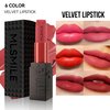 Easilydays Red Matte Lipstick, Velvet Matte Lip, Long-Lasting Vibrant Color Waterproof 24 Hours, Soft Creamy Texture like Cloud, Cruelty-Free, Fall Lip Color Makeup for Women, 05 Rouge Dark Red#
