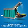 LEGO City Police Speedboat and Crooks’ Hideout Boat Toy, Fun Gift for Boys, Girls and Kids Ages 6 and Up who Love Pretend Play Toys, Includes a Jet Ski Toy, a Dog Figure and 3 Minifigures, 60417