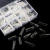 BOMOQING 288PCS Nail Dual Forms for Poly Extension Gel, Acrylic Full Cover False Nail Tips, 12 Styles 12 Sizes Scale for Manicure Extension, Gel Nail Mold Kit for Nail Art Design Salon