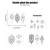 Temporary tattoos for women，Sexy lace line tattoos,Realistic and long-lasting fake tattoos