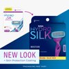 Schick Hydro Silk Moisture Razor Blade Refills, 6 Count | 5-Blade Moisturizing Razors for Women | Womens Moisturizing Razor Refills