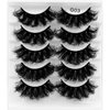 FEITA Fluffy Wispy False Eyelashes 8D Volume Thick Soft Strip Eyelashed Kit Dramatic Faux Mink Natural Fake Eye Lashes 5 Pairs Multi Pack