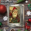 The Best Card Company Pack of 12 Christmas Greeting Cards with Envelopes, Humor Holiday for Men and Women (1 Design, 12 Cards) -Picture-Perfect Santas B1746DXSG