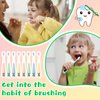 Dingion 24 Pieces Kids Toothbrush Children Manual Toothbrush Set Soft Bristles Contoured Bristles for Age 3 and Above Boys Girls Cute Colorful Toothbrush