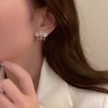 YienDoo Crystal Star Cuff Wrap Earrings Gold Claw Cuff Earrings Rhinestone Star Ear Jacket Star Cluster Stud Earrings Statement Sparkly Crystal Flowers Crawler Earrings Jewelry for Women and Girls