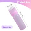 Abnaok Root Comb Applicator Bottle, 6 Ounce Applicator Bottle for Hair Dye Bottle Applicator Brush with Graduated Scale- 4 Pack