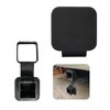Ziciner Car Trailer Hitch Cover, 2 Inch Hitch Cover Tube Plug Insert, Rubber Receiver Tube Plug Towing Hitch Covers, Auto Exterior Universal Accessories Fits 2 Inch Receivers (Black with Buckle)