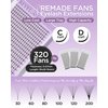 BEYELIAN Premade Lash Fans, 320 Fans Pre Made Fans Volume Lash Extensions 3D 6D 8D 10D 12D 20D 0.07 C/D Curl Save Time Eyelash Extensions for Professional Salon, 8-15mm MIX Easy to Use (10D-0.07-D)