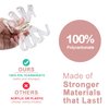 MAORULU Big Claw Hair Clips for Women and Girls, Strong Hold, 6 Packs (Black, Clear, Tortoise)