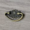 T Tulead Antique Looking Drawer Pulls Jewelry Cabinet Handles Box Pull Bronze Vintage Tool Box Handle Knob Pack of 10 (1.53-Inch Hole to Hole)