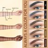 Eyebrow Pen - 4 Tip Micro-Fork Microblading Eyebrow Pen - Waterproof Eyebrow Pencil with Hair Like Strokes - Create Natural Eyebrows, Long Lasting, Smudgeproof