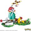 MEGA Pokémon Building Toys Set, Countryside Windmill with 240 Pieces, Motion and 3 Poseable Action Figures, for Kids